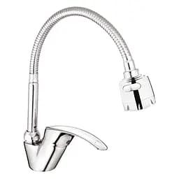 Смеситель для кухни Cron Mars 777 с гибким изливом CR0853 Хром