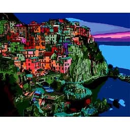 Картина за номерами ZiBi Art Line Чинкве-Терре 40х50 см (ZB.64107)