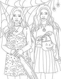 Розмальовка Жорж #girls#fashion#party (Z101110У) - мініатюра 5