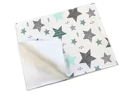 Непромокаемая пеленка Moontime "Звездопад мятный"