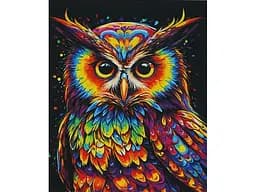 Картина за номерами Сова, WToys (40х50 см)