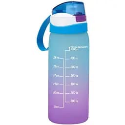 Пляшка для води Herevin PC-Double Coloured Blue 1 л (161646-160)