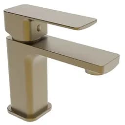 Змішувач для умивальника Haiba Kubus 001 Brushed Gold HB9622 Золотий