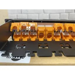 Патч-панель Atcom P6148 19" 24хRJ-45 UTP 1U cat.6 в зборі - мініатюра 3