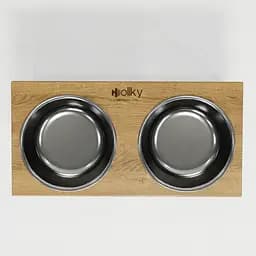 Hollky Base XXL40 — миски на підставці для дуже великих собак (2 × 2,8 л) - мініатюра 3