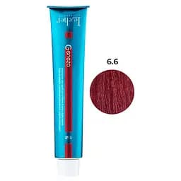 Профессиональная стойкая аммиачная крем-краска для волос Le Cher Geneza 6.6 (6TPR) с протеинами шелка 100 мл