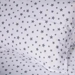 Комплект постільної білизни MirSon Фланель 016 White Stars білий з сірим 110х140 см (2200009652097) - мініатюра 5