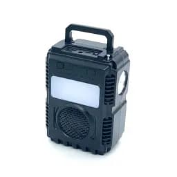 Портативна сонячна система 5-в-1 (ліхтар + радіо + Bluetooth + Power Bank + сонячна панель) - мініатюра 5