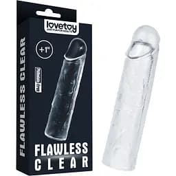 Насадка на пенис Lovetoy Add 1 Flawless 15.5 см прозрачный