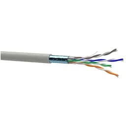 Кабель мережевий OK-Net F/UTP-cat.5E-SL 100м (КПВЭ-ВП (100) 4*2*0,48 / 100) - мініатюра 1