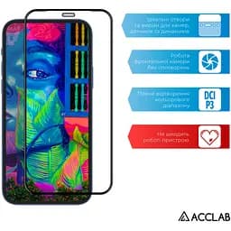 Скло захисне ACCLAB Full Glue Samsung A52 Black (1283126510540) - мініатюра 5