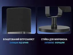 Мікрофон Fifine AM8 USB/XLR Black (AM8) - мініатюра 8
