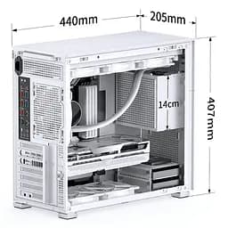 Корпус JONSBO D41 STD White - мініатюра 8