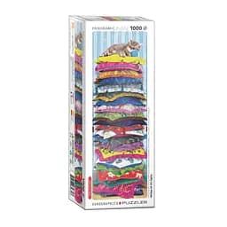 Пазл Eurographics Пухнастий кіт на подушках, 1000 елементів (6010-5631)