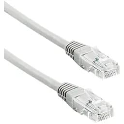 Патч-корд 1 м, UTP, Grey, Tecro, Cat.5e, CCA, PVC (UTP-RJ45-0100)