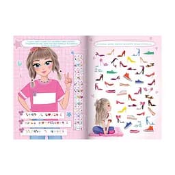 Багаторазова книга творчих завдань Girls Playbook Апельсин LS-04-01 Різнокольоровий shop (4823119602967) - мініатюра 2
