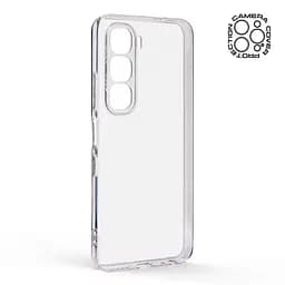 Прозрачный чехол для Infinix Hot 60i 4G с защитой камеры, тонкий, силиконовый, бесцветный, ударопрочный, противоударный бампер с закрытой камерой, ArmorStandart (ARM87226) - мініатюра 2