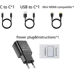 Портативний монітор Mucai N105A Black [111060] - мініатюра 2