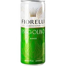 Напій винний Fiorelli Fragolino Bianco, біле, солодке, з/б, 7%, 0,25 л (838903)