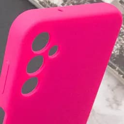 Чохол Silicone Cover Lakshmi Full Camera (AAA) для Samsung Galaxy A14 4G/5G Рожевий / Barbie pink - мініатюра 6