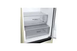 Холодильник LG GA-B509MEQZ 203х68х60см 2 дв холодильне відділення 277 л морозильне відділення 107 л A++ NF Лін Диспл зовнішній Бежевий (GA-B509MEQZ) - мініатюра 4