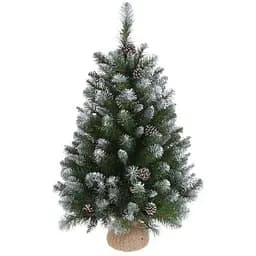 Ялинка штучна Triumph Tree з шишками Empress зелена та ефектом покриття інеєм 0.9 м