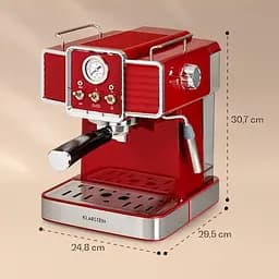 Кавоварка Klarstein Gusto Classico 1350 Вт (10035565) - мініатюра 2