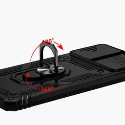 Панель BeCover Military для Vivo Y33s / Y21 Black (708834) - мініатюра 3