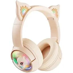 Навушники Onikuma Cat Ear Bluetooth Wireless Gaming Headset B5 BT/AUX, Type-C, 55H, RGB