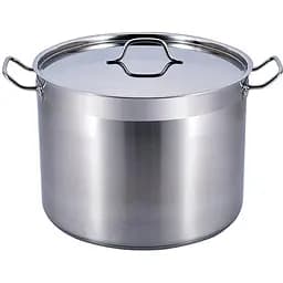 Кастрюля нержавеющая Zauberg цилиндрическая с крышкой 16.0 л (ZB-30)