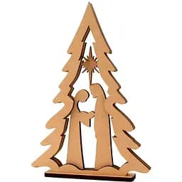 3D композиция на подставке Rosa Talent Сцена Рождества 2 МДФ 17.5х3.5х25 см