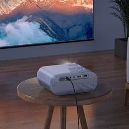 Проектор Hoco DT2 Smart 720p Android version Gray / White - мініатюра 5