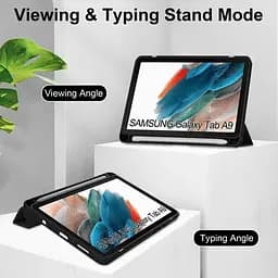 Чохол TPUCristal SlimTPU Spen holder Samsung Galaxy Tab A9 8.7 X110 X115 Фіолетовий - мініатюра 5