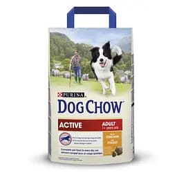 Сухий корм для дорослих собак усіх порід Dog Chow Adult Active Chicken 2,5 кг (курка)
