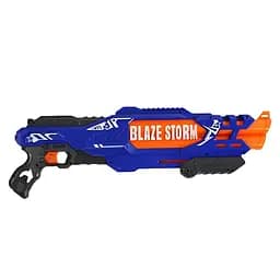 Автомат ZC 7111, синий, 10 мягких патронов с пластиковым наконечником, держатель для патронов