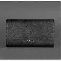 Жіноча шкіряна сумка-трансформер чорна Blackwood