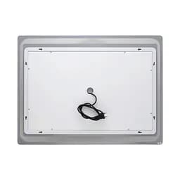 Дзеркало Qtap Mideya 800x600 з LED-підсвічуванням Touch, з антизапотіванням, з годинником, диммером яскравості QT2078NCF8060W - мініатюра 6