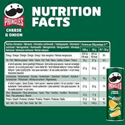 Чипси Pringles Cheese Onion Сир та Цибуля 165 г - мініатюра 2