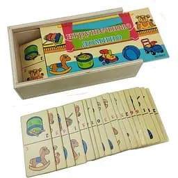 Деревянная игрушка Домино в пенале MD 2482 Игрушки