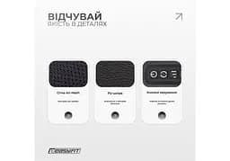 Масажер для шиї EasyFit Shiatsu (шиацу-масаж плечей та тіла роликовий) (EF-2101) - мініатюра 5