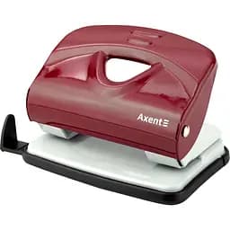 Діркопробивач для паперу Axent Exakt-2 металевий 20 аркушів червоний (3920-06-A)