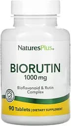 Вітаміни та мінерали Natures Plus BioRutin 1000 mg, 90 таблеток