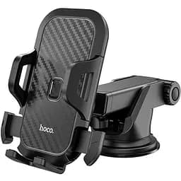 Автомобильный держатель для телефона Hoco CA76 Touareg one-touch center console car holder черный