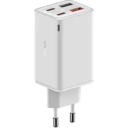 Зарядний пристрій Baseus GaN6 Pro 100W Fast Charger (4 виходи 2 Type-C + 2 USB-A) + кабель Type-C 100W (CCGAN100E6)