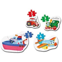 Пазл 4 в 1 Clementoni My First Puzzles Means of Transport (20811) - мініатюра 2