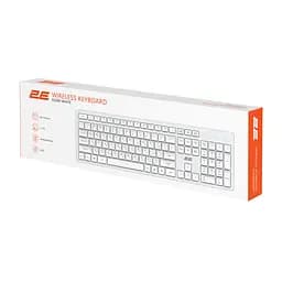 Клавіатура мембранна KS260 106key, WL, EN/UK, білий 2E teh0013865 - мініатюра 10
