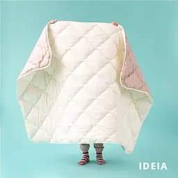 Ковдра Ideia Woolly зимова, 210х140 см, молочний з бежевим (8-34174) - мініатюра 15