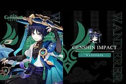 Шопер еко-сумка Геншин Імпакт Мандрівник Genshin Impact Scaramouche 42 х 33 см двосторонній
