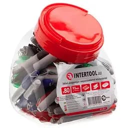 Маркер будівельний перманентний Intertool 93 мм ассотрі (в упаковці 80 шт.)