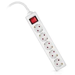 Мережевий фільтр живлення REAL-EL RS-Protect M 5m, white (EL122300029) - мініатюра 3